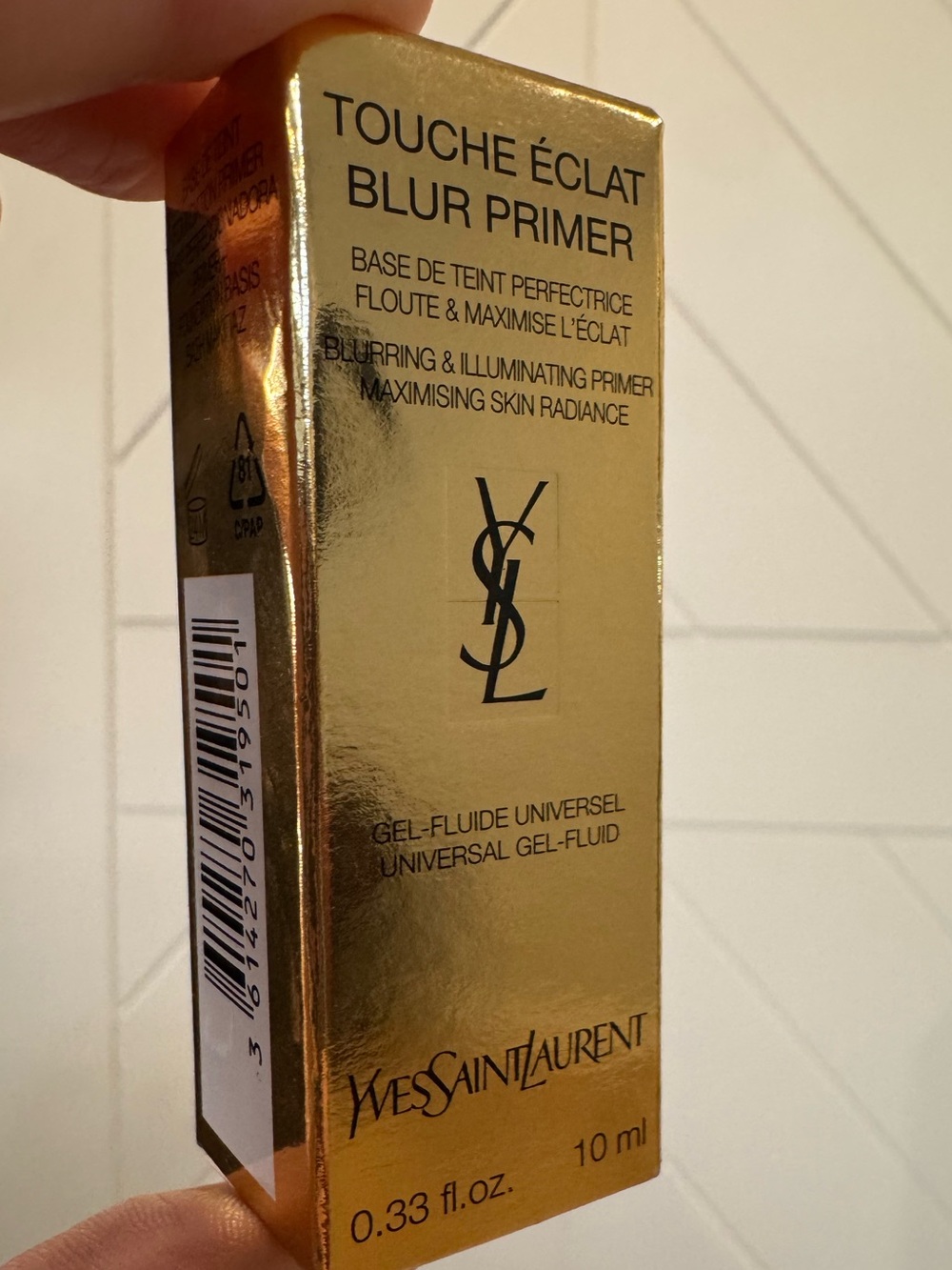 YSL Touche Éclat Blur Primer Deluxe Mini 10ml / 0.33 oz NEW